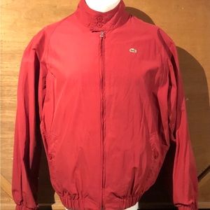 Lacoste - Red Windbreaker - Large